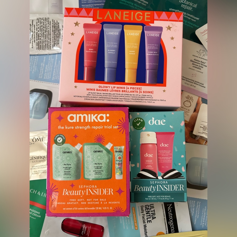 Sephora full size and samples